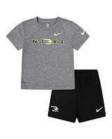 Toddler Boys Nike 3BRAND by Russell Wilson Graphic 2-Piece Outfit Set