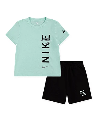 Toddler Boys Nike 3BRAND by Russell Wilson Graphic 2-Piece Outfit Set