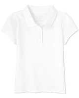Toddler Girls Uniform Pique Polo 2-Pack