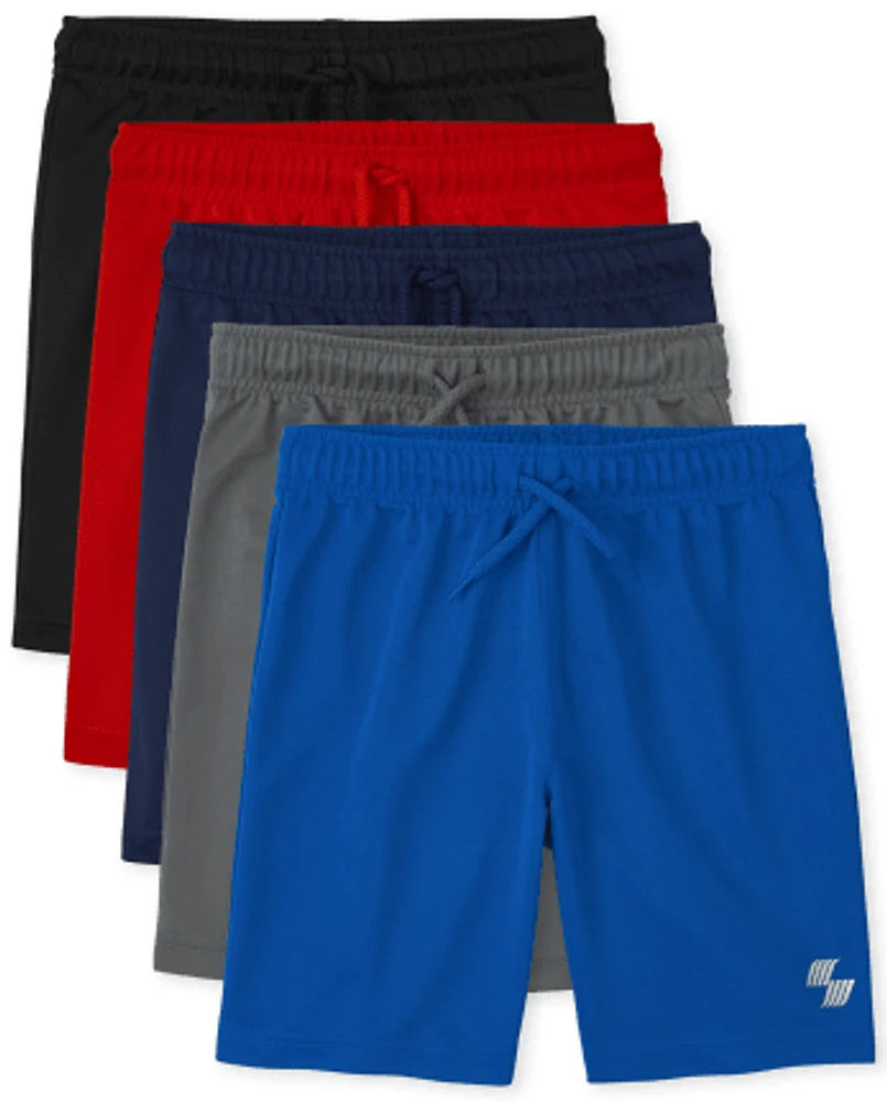 Boys Basketball Shorts 5-Pack