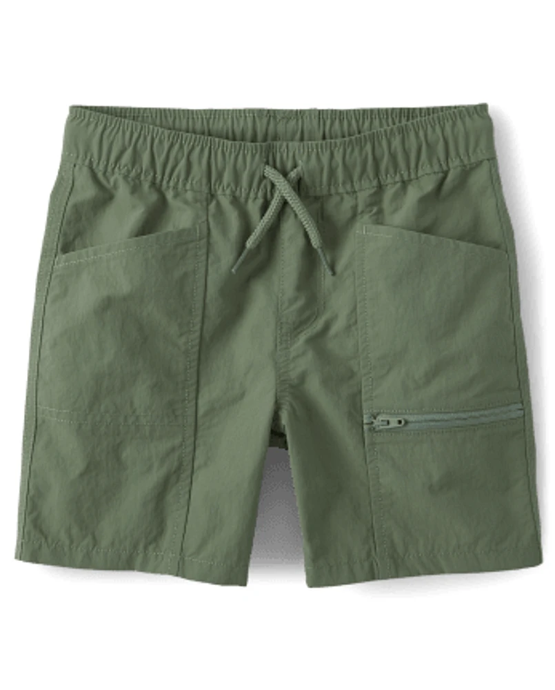 Boys Quick Dry Pool To Play Cargo Shorts -Pack