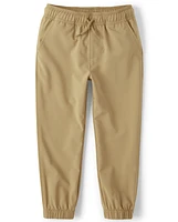 Boys Quick Dry Pull On Jogger Pants 2-Pack