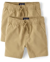 Baby And Toddler Boys Quick Dry Pull On Jogger Shorts