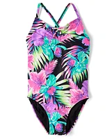 Girls Tropical 2-Piece Swim Set