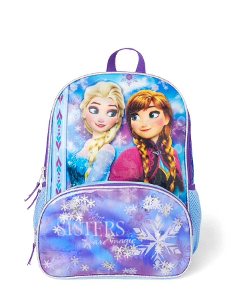 Toddler Girls Frozen Backpack 2-Piece Set