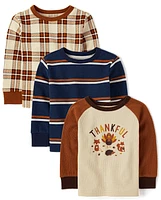 Baby And Toddler Boys Thankful 4-Piece Outfit Set