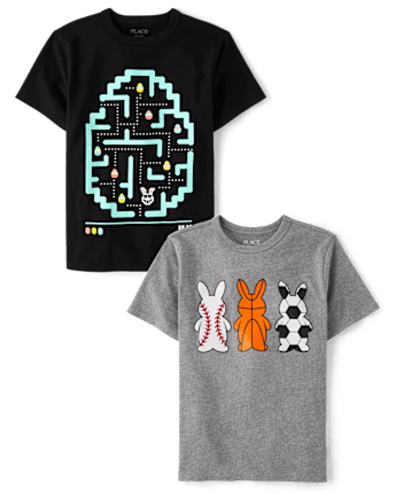 Boys Easter Graphic Tee 2-Pack