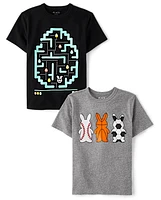 Boys Easter Graphic Tee 2-Pack