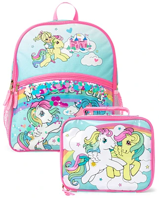 Toddler Girls My Little Pony Backpack 2-Piece Set