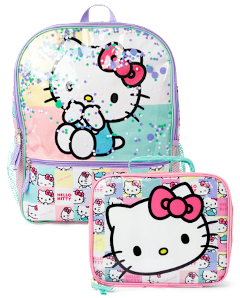 Girls Hello Kitty Backpack 2-Piece Set