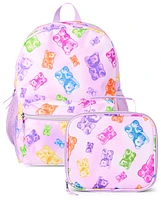 Girls Candy Bear Backpack 2-Piece Set
