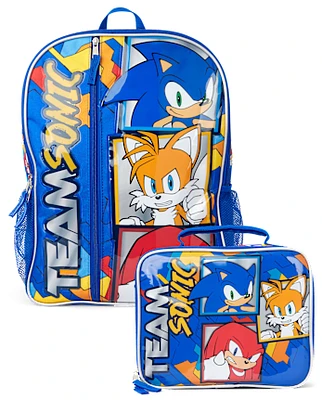 Boys Sonic Backpack 2-Piece Set