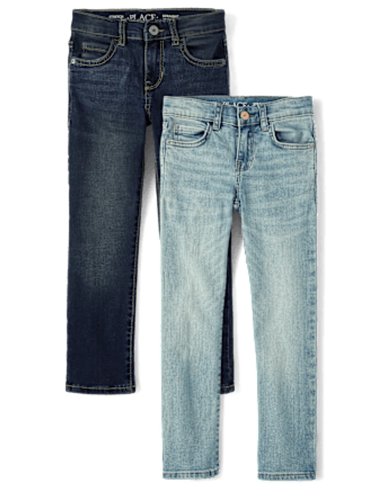 Boys Straight Jeans 2-Pack