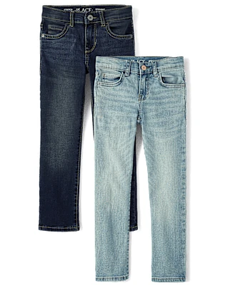 Boys Straight Jeans 2-Pack