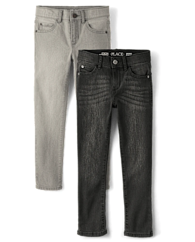 Boys Skinny Jeans 2-Pack