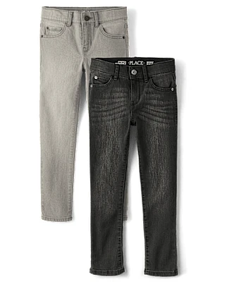 Boys Skinny Jeans 2-Pack