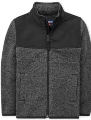 Boys Uniform Sweater Fleece Trail Jacket