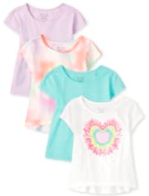 Toddler Girls Empire Top 4-Pack - simplywht