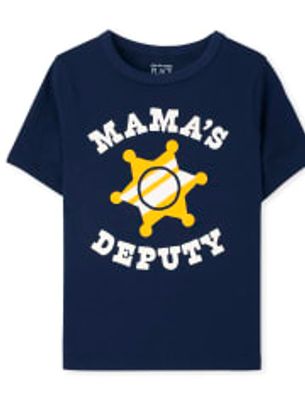 Baby And Toddler Boys Deputy Graphic Tee - tidal