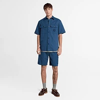 Men's Cotton Linen Utility Short