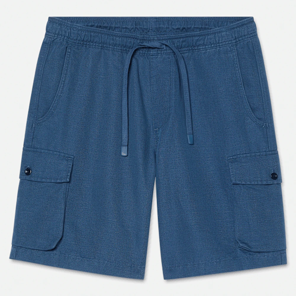 Men's Cotton Linen Utility Short