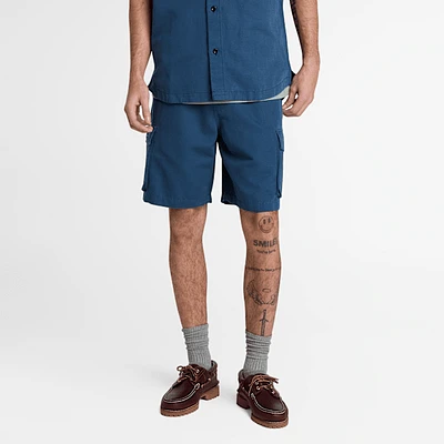 Men's Cotton Linen Utility Short