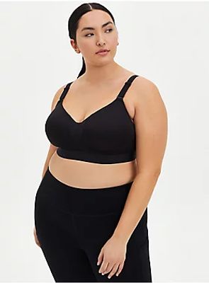 Black 360° Back Smoothing™ Lightly Lined Everyday WireFree Sports Bra