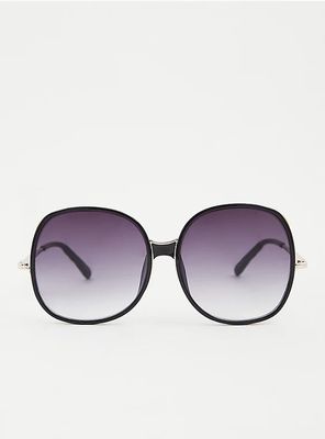 Plus Size - Black Oversized Square Sunglasses - Torrid