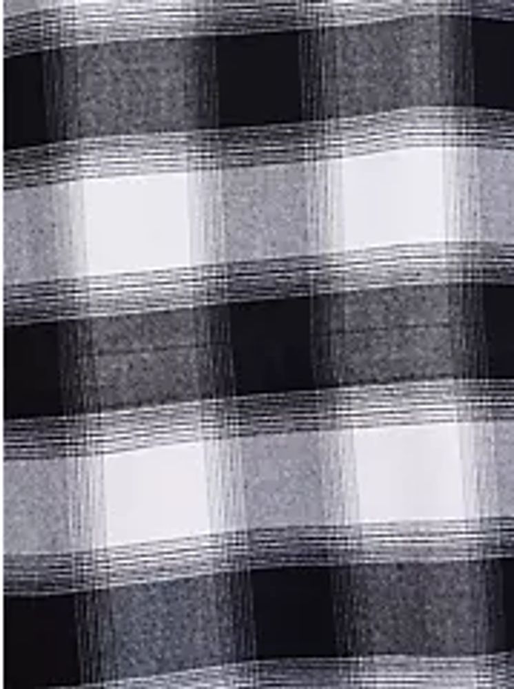Anorak - Brushed Flannel Plaid Black & White