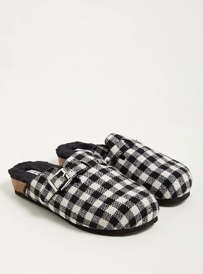 Plus - Slip-On Slipper Black & White Buffalo Check (WW) Torrid