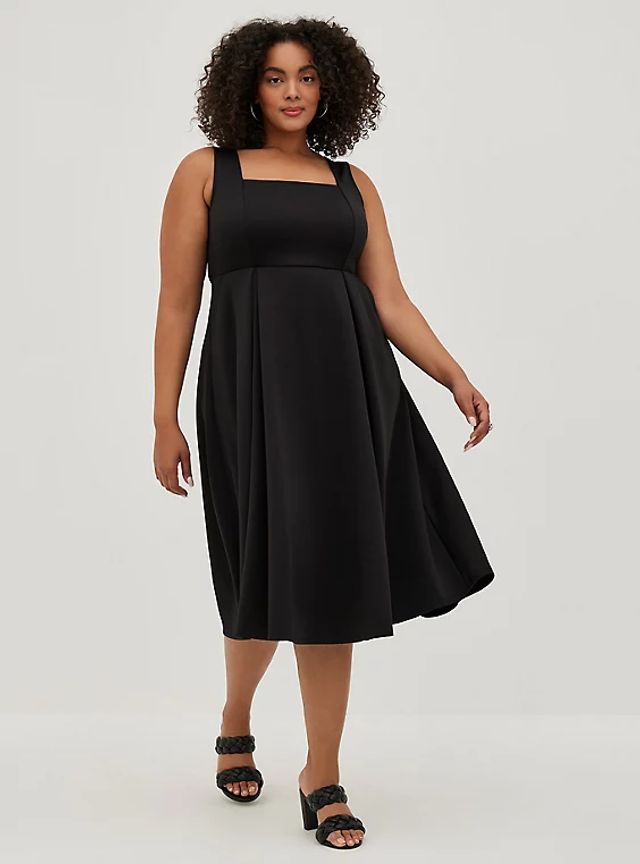 torrid black cocktail dress