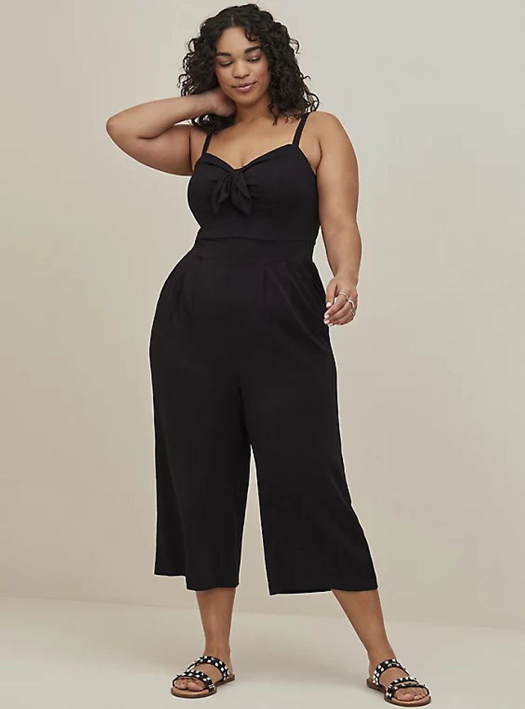 black jumpsuit torrid