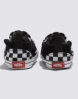 Infant Slip-On V Crib Checkerboard Shoe