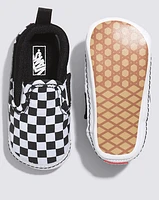 Infant Slip-On V Crib Checkerboard Shoe