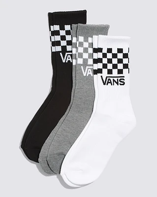 Kids Checkerboard Crew Socks 3-Pack