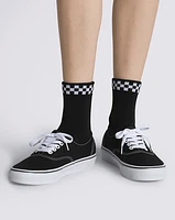 Peek-A-Check Crew Socks