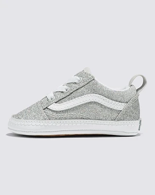Infant Old Skool Crib Glitter Shoe
