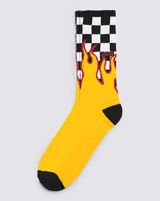 Flame Check Crew Socks