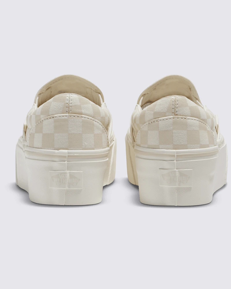 Classic Slip-On Checkerboard Stackform Shoe