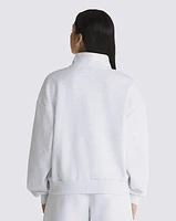 Elevated Double Knit Mock Neck Half Zip Pullover