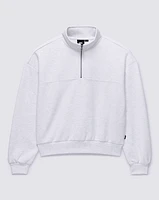 Elevated Double Knit Mock Neck Half Zip Pullover