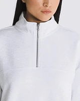Elevated Double Knit Mock Neck Half Zip Pullover