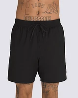 Primary Solid Elastic 17'' Boardshorts