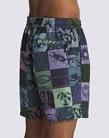 Primary Print Elastic 17'' Boardshorts