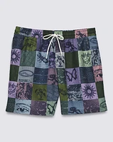 Primary Print Elastic 17'' Boardshorts