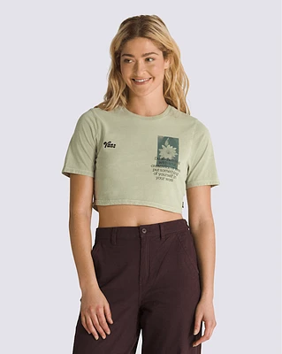 Night Bloom Crew Crop T-Shirt