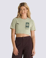 Night Bloom Crew Crop T-Shirt
