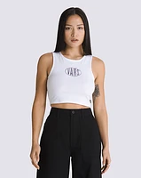 Name Drop Fitted Crop Tank Top