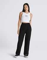 Name Drop Fitted Crop Tank Top