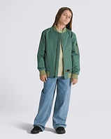 Kids Copley Satin Bomber Jacket